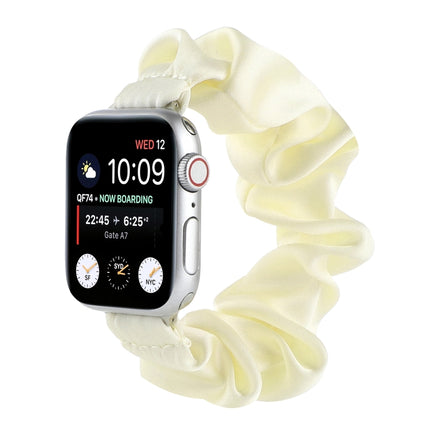 Scarf Hair Tie Replacement Watchbands For Apple Watch Series, 7 45mm / 6 & SE & 5 & 4 44mm / 3 & 2 & 1 42mm, 7 41mm / 6 & SE & 5 & 4 40mm / 3 & 2 & 1 38mm - DealBuddy