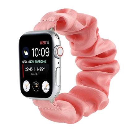 Scarf Hair Tie Replacement Watchbands For Apple Watch Series, 7 45mm / 6 & SE & 5 & 4 44mm / 3 & 2 & 1 42mm, 7 41mm / 6 & SE & 5 & 4 40mm / 3 & 2 & 1 38mm - DealBuddy