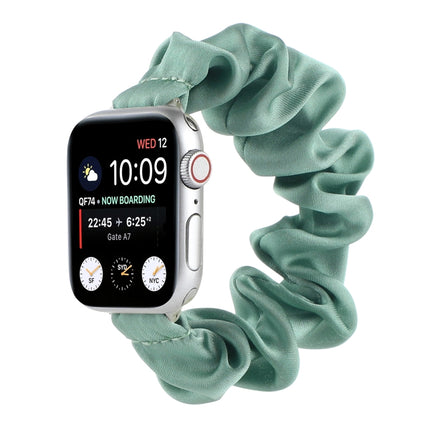 Scarf Hair Tie Replacement Watchbands For Apple Watch Series, 7 45mm / 6 & SE & 5 & 4 44mm / 3 & 2 & 1 42mm, 7 41mm / 6 & SE & 5 & 4 40mm / 3 & 2 & 1 38mm - DealBuddy