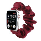 Scarf Hair Tie Replacement Watchbands For Apple Watch Series, 7 45mm / 6 & SE & 5 & 4 44mm / 3 & 2 & 1 42mm, 7 41mm / 6 & SE & 5 & 4 40mm / 3 & 2 & 1 38mm - DealBuddy