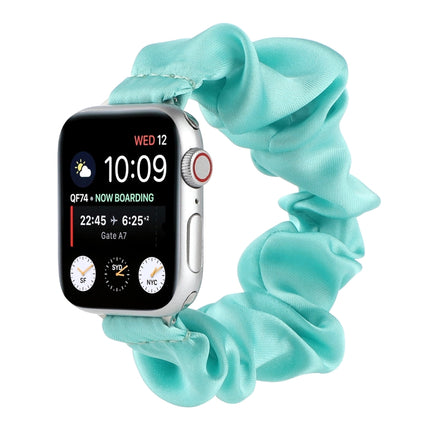 Scarf Hair Tie Replacement Watchbands For Apple Watch Series, 7 45mm / 6 & SE & 5 & 4 44mm / 3 & 2 & 1 42mm, 7 41mm / 6 & SE & 5 & 4 40mm / 3 & 2 & 1 38mm - DealBuddy