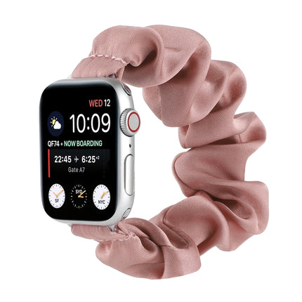 Scarf Hair Tie Replacement Watchbands For Apple Watch Series, 7 45mm / 6 & SE & 5 & 4 44mm / 3 & 2 & 1 42mm, 7 41mm / 6 & SE & 5 & 4 40mm / 3 & 2 & 1 38mm - DealBuddy
