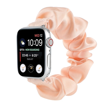 Scarf Hair Tie Replacement Watchbands For Apple Watch Series, 7 45mm / 6 & SE & 5 & 4 44mm / 3 & 2 & 1 42mm, 7 41mm / 6 & SE & 5 & 4 40mm / 3 & 2 & 1 38mm - DealBuddy