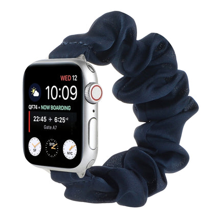Scarf Hair Tie Replacement Watchbands For Apple Watch Series, 7 45mm / 6 & SE & 5 & 4 44mm / 3 & 2 & 1 42mm, 7 41mm / 6 & SE & 5 & 4 40mm / 3 & 2 & 1 38mm - DealBuddy