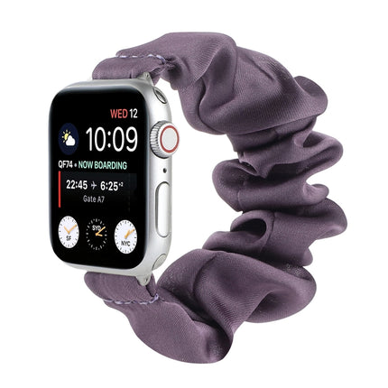Scarf Hair Tie Replacement Watchbands For Apple Watch Series, 7 45mm / 6 & SE & 5 & 4 44mm / 3 & 2 & 1 42mm, 7 41mm / 6 & SE & 5 & 4 40mm / 3 & 2 & 1 38mm - DealBuddy
