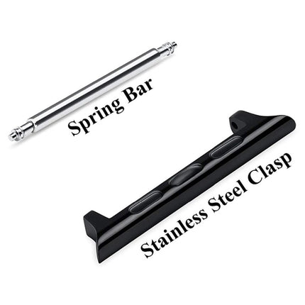 2 PCS Watchbands Stainless Steel Acoustic Ear Connector, Width: 22mm For Apple Watch Series 6 & SE & 5 & 4 44mm / 3 & 2 & 1 42mm