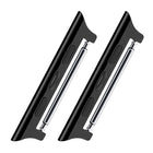 2 PCS Watchbands Stainless Steel Acoustic Ear Connector, Width: 24mm For Apple Watch Series 6 & SE & 5 & 4 44mm / 3 & 2 & 1 42mm, Width: 24mm For Apple Watch 44mm / 42mm