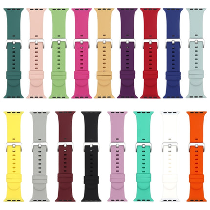 Silver Buckle Silicone Replacement Strap Watchband