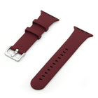 Silver Buckle Silicone Replacement Strap Watchband - DealBuddy