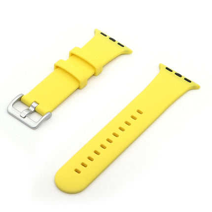 Silver Buckle Silicone Replacement Strap Watchband