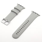Silver Buckle Silicone Replacement Strap Watchband