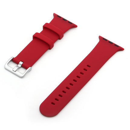 Silver Buckle Silicone Replacement Strap Watchband