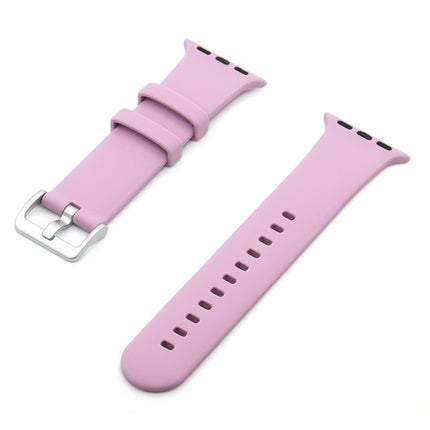 Silver Buckle Silicone Replacement Strap Watchband