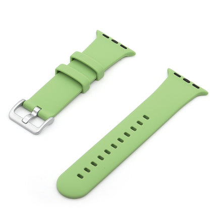 Silver Buckle Silicone Replacement Strap Watchband