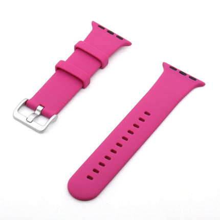 Silver Buckle Silicone Replacement Strap Watchband