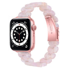 Oval Resin Replacement Strap Watchband, For Apple Watch Series 7  41mm / & 6 & SE & 5 & 4 40mm, For Apple Watch Series  7  45mm / & 6 & SE & 5 & 4 44mm - DealBuddy