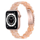 Oval Resin Replacement Strap Watchband, For Apple Watch Series 7  41mm / & 6 & SE & 5 & 4 40mm, For Apple Watch Series  7  45mm / & 6 & SE & 5 & 4 44mm - DealBuddy