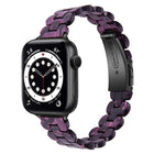 Oval Resin Replacement Strap Watchband, For Apple Watch Series 7  41mm / & 6 & SE & 5 & 4 40mm, For Apple Watch Series  7  45mm / & 6 & SE & 5 & 4 44mm - DealBuddy
