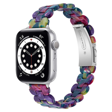 Oval Resin Replacement Strap Watchband, For Apple Watch Series 7  41mm / & 6 & SE & 5 & 4 40mm, For Apple Watch Series  7  45mm / & 6 & SE & 5 & 4 44mm - DealBuddy