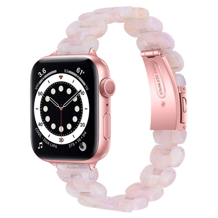 Oval Resin Replacement Strap Watchband, For Apple Watch Series 7  41mm / & 6 & SE & 5 & 4 40mm, For Apple Watch Series  7  45mm / & 6 & SE & 5 & 4 44mm - DealBuddy