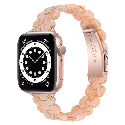 Oval Resin Replacement Strap Watchband, For Apple Watch Series 7  41mm / & 6 & SE & 5 & 4 40mm, For Apple Watch Series  7  45mm / & 6 & SE & 5 & 4 44mm - DealBuddy