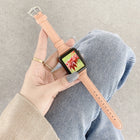 Crocodile Texture Leather Replacement Strap Watchband, For Apple Watch Series 7  41mm / & 6 & SE & 5 & 4 40mm, For Apple Watch Series  7  45mm / & 6 & SE & 5 & 4 44mm - DealBuddy