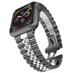 7 41mm / 6 & SE & 5 & 4 40mm / 3 & 2 & 1 38mm / Black + Silver