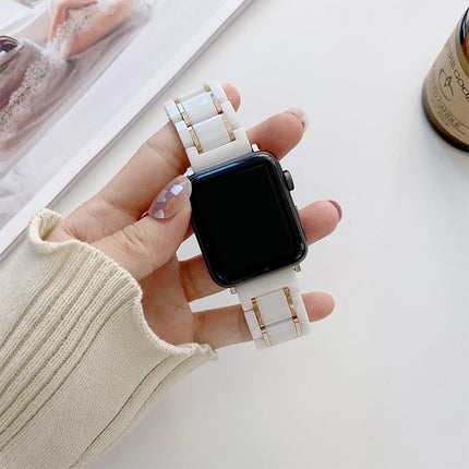 Five Beads Ceramic Steel Replacement Watchbands For Apple Watch Series - DealBuddy