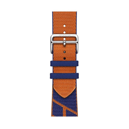 Two-color Nylon Braid Replacement Wrist Strap Watchband, For Apple Watch Series 7  41mm / & 6 & SE & 5 & 4 40mm, For Apple Watch Series  7  45mm / & 6 & SE & 5 & 4 44mm - DealBuddy