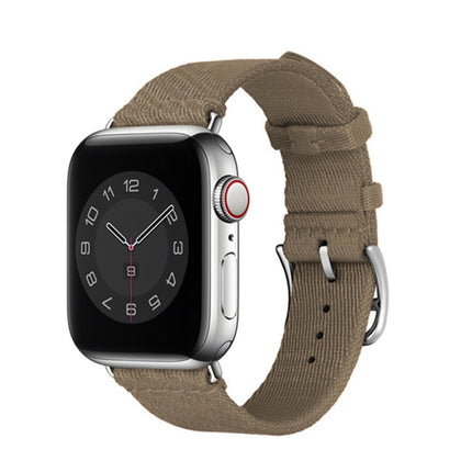Two-color Nylon Braid Replacement Wrist Strap Watchband, For Apple Watch Series 7  41mm / & 6 & SE & 5 & 4 40mm, For Apple Watch Series  7  45mm / & 6 & SE & 5 & 4 44mm - DealBuddy