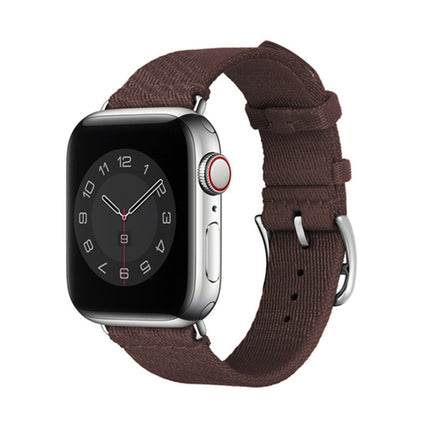 Two-color Nylon Braid Replacement Wrist Strap Watchband, For Apple Watch Series 7  41mm / & 6 & SE & 5 & 4 40mm, For Apple Watch Series  7  45mm / & 6 & SE & 5 & 4 44mm - DealBuddy