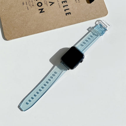 Discoloration in Light TPU Replacement Watchbands For Apple Watch Series, 7 45mm / 6 & SE & 5 & 4 44mm / 3 & 2 & 1 42mm, 7 41mm / 6 & SE & 5 & 4 40mm / 3 & 2 & 1 38mm - DealBuddy