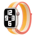 For Apple Watch Series 7 45mm / 6 & SE & 5 & 4 44mm / Beige White