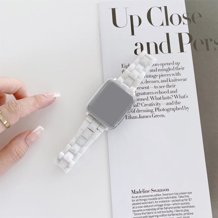 Rhombic Grid Ceramics Replacement Strap Watchband, For Apple Watch Series 7  41mm / & 6 & SE & 5 & 4 40mm, For Apple Watch Series  7  45mm / & 6 & SE & 5 & 4 44mm - DealBuddy