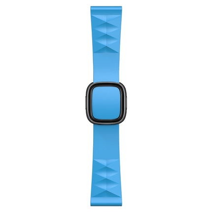 Modern Style Silicone Replacement Strap Watchband For Apple Watch Series 6 & SE & 5 & 4 40mm / 3 & 2 & 1 38mm, Black Buckle, Rose Gold Buckle, Silver Buckle - DealBuddy