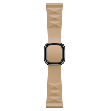 Modern Style Silicone Replacement Strap Watchband For Apple Watch Series 6 & SE & 5 & 4 40mm / 3 & 2 & 1 38mm, Black Buckle, Rose Gold Buckle, Silver Buckle - DealBuddy