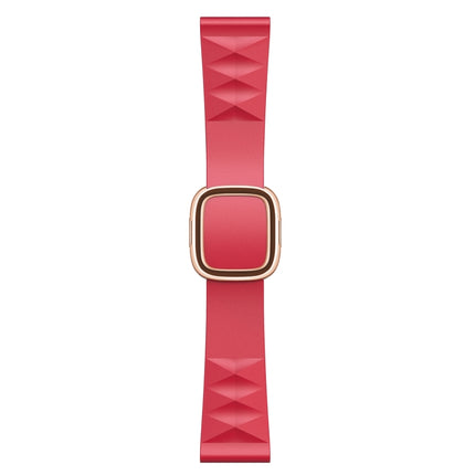 Modern Style Silicone Replacement Strap Watchband For Apple Watch Series 6 & SE & 5 & 4 40mm / 3 & 2 & 1 38mm, Black Buckle, Rose Gold Buckle, Silver Buckle - DealBuddy