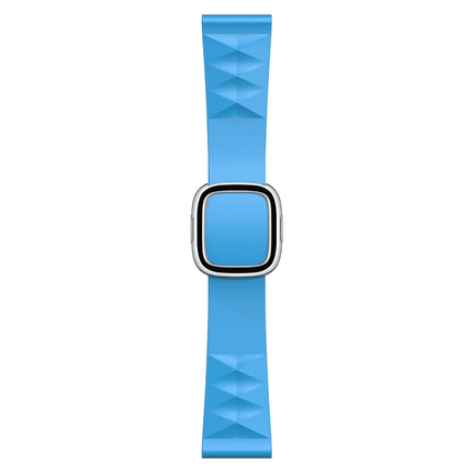 Modern Style Silicone Replacement Strap Watchband For Apple Watch Series 6 & SE & 5 & 4 40mm / 3 & 2 & 1 38mm