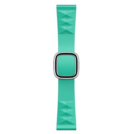 Modern Style Silicone Replacement Strap Watchband For Apple Watch Series 6 & SE & 5 & 4 40mm / 3 & 2 & 1 38mm, Black Buckle, Rose Gold Buckle, Silver Buckle - DealBuddy