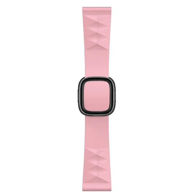 Modern Style Silicone Replacement Strap Watchband For Apple Watch Series 6 & SE & 5 & 4 44mm / 3 & 2 & 1 42mm, Black Buckle, Rose Gold Buckle, Silver Buckle - DealBuddy