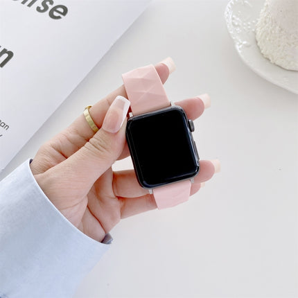 Modern Style Silicone Replacement Strap Watchband For Apple Watch Series 6 & SE & 5 & 4 44mm / 3 & 2 & 1 42mm, Black Buckle, Rose Gold Buckle, Silver Buckle - DealBuddy
