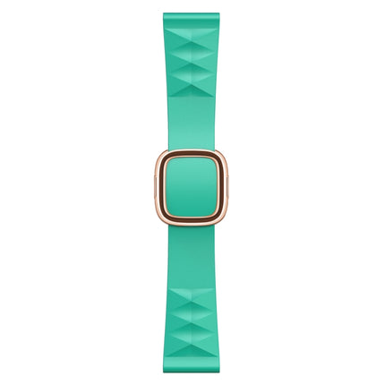 Modern Style Silicone Replacement Strap Watchband For Apple Watch Series 6 & SE & 5 & 4 44mm / 3 & 2 & 1 42mm, Black Buckle, Rose Gold Buckle, Silver Buckle - DealBuddy