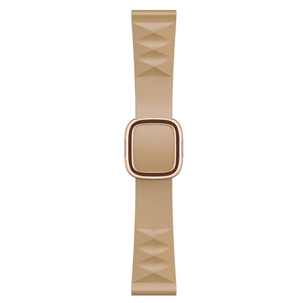 Modern Style Silicone Replacement Strap Watchband For Apple Watch Series 6 & SE & 5 & 4 44mm / 3 & 2 & 1 42mm, Black Buckle, Rose Gold Buckle, Silver Buckle - DealBuddy