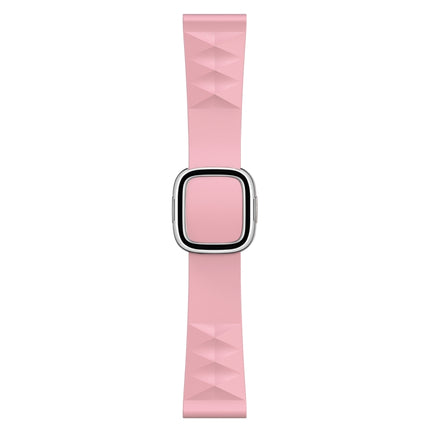 Modern Style Silicone Replacement Strap Watchband For Apple Watch Series 6 & SE & 5 & 4 44mm / 3 & 2 & 1 42mm, Black Buckle, Rose Gold Buckle, Silver Buckle - DealBuddy