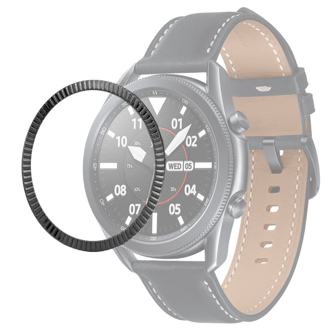 Smart Watch Wave Texture Bezel Ring, For Samsung Galaxy Watch 3 41mm, For Samsung Galaxy Watch 3 45mm - DealBuddy