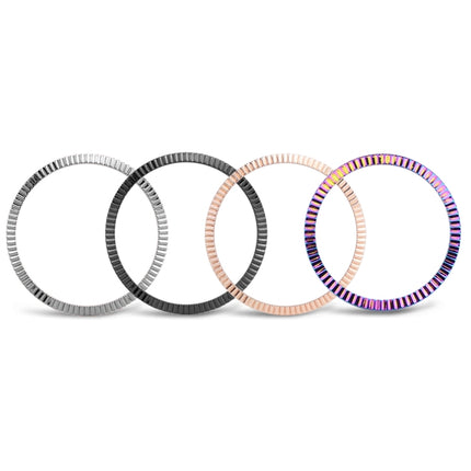 Smart Watch Wave Texture Bezel Ring
