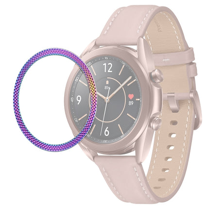 Smart Watch Rhombus Texture Bezel Ring, For Samsung Galaxy Watch 3 41mm, For Samsung Galaxy Watch 3 45mm - DealBuddy