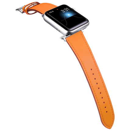 Small Waist Leather Replacement Strap Watchband, For Apple Watch Series 7  41mm / & 6 & SE & 5 & 4 40mm, For Apple Watch Series  7  45mm / & 6 & SE & 5 & 4 44mm - DealBuddy