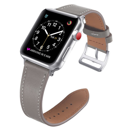 Small Waist Leather Replacement Strap Watchband, For Apple Watch Series 7  41mm / & 6 & SE & 5 & 4 40mm, For Apple Watch Series  7  45mm / & 6 & SE & 5 & 4 44mm - DealBuddy