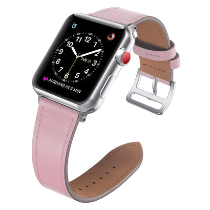 Small Waist Leather Replacement Strap Watchband, For Apple Watch Series 7  41mm / & 6 & SE & 5 & 4 40mm, For Apple Watch Series  7  45mm / & 6 & SE & 5 & 4 44mm - DealBuddy
